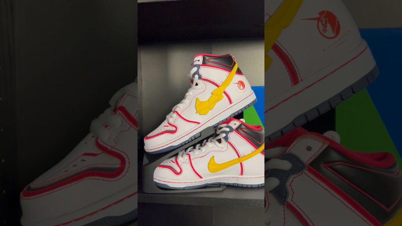 3D Printed shoe display 🔥 #sneakers #nike #gundam #gundamunicorn #3dprinting