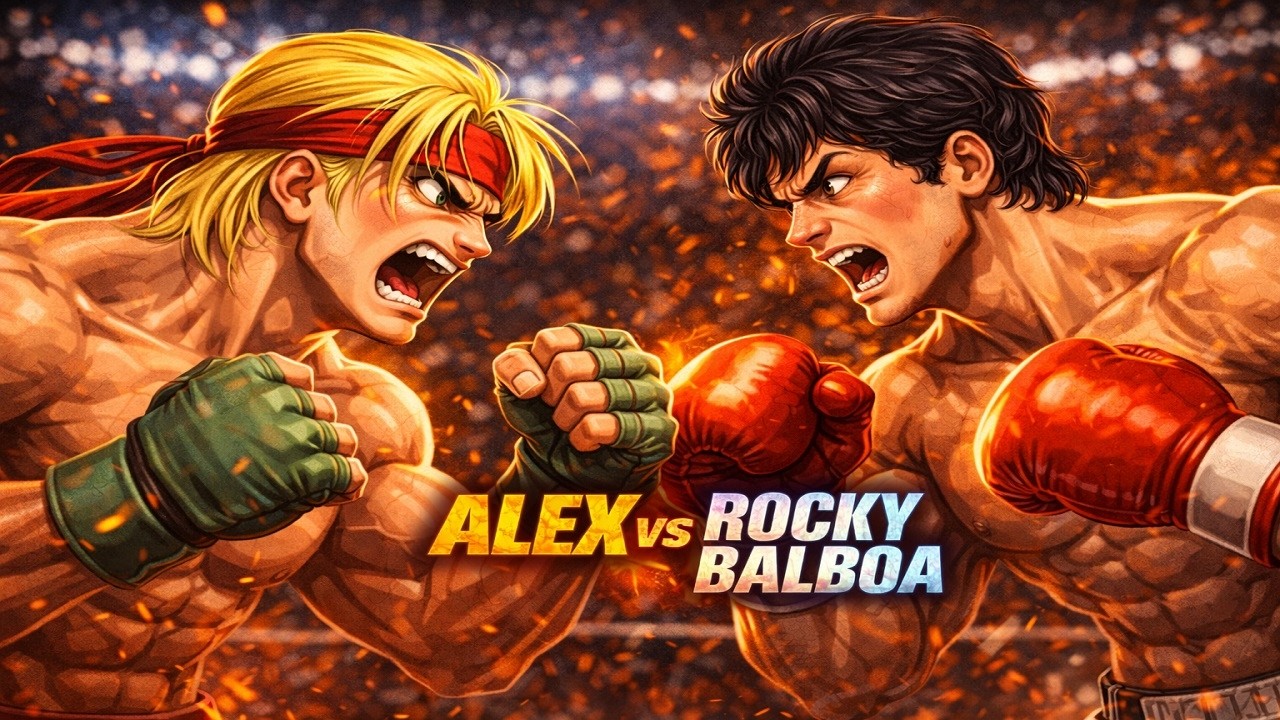 MUGEN - Alex Vs Rocky Balboa (Epic Fight!!!) | Death Battle!
