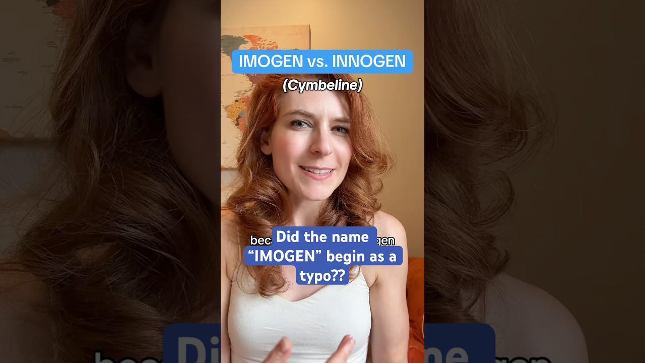 Did the name &ldquo;IMOGEN&rdquo; begin as a typo?? #shakespeare #actingcoach #cymbeline