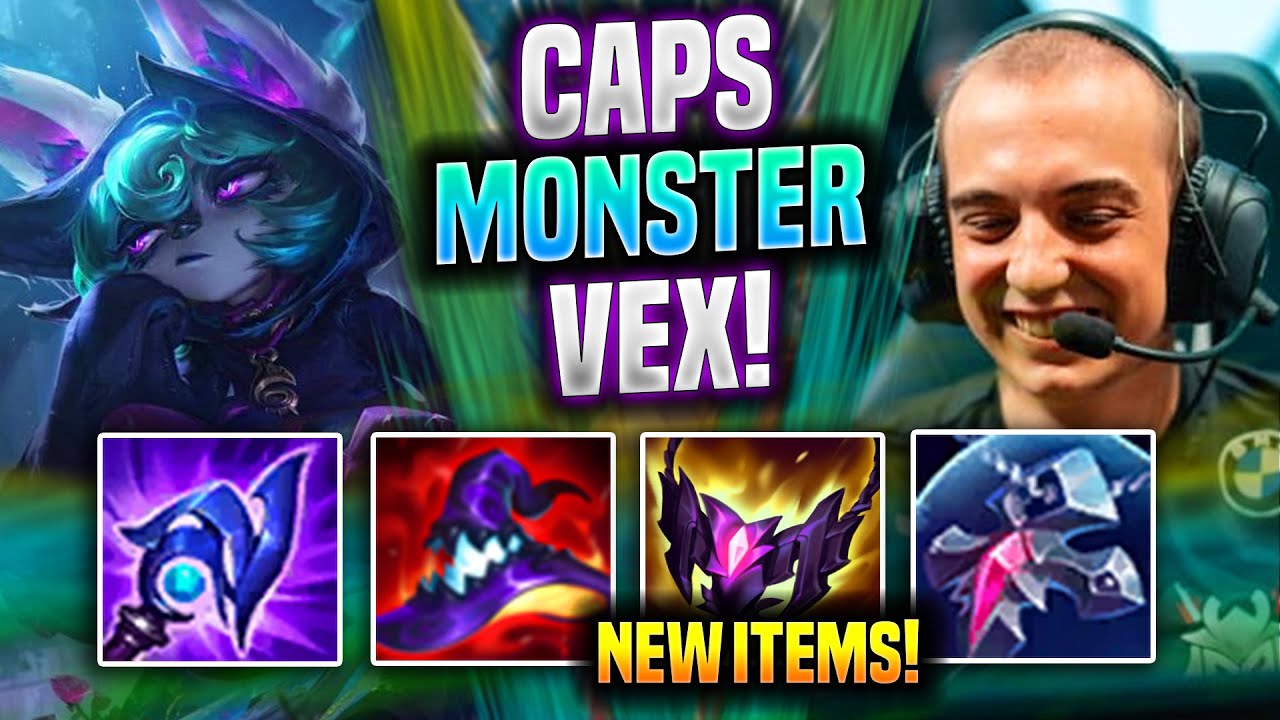 CAPS IS A MONSTER WITH VEX NEW ITEMS! - G2 Caps Plays Vex MID vs Ahri! | Preseason 2022