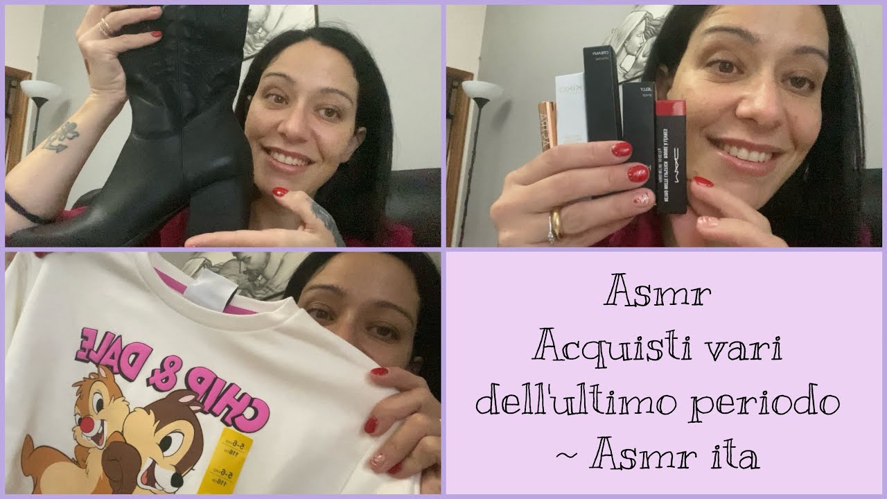 Asmr ~ Acquisti vari dell’ultimo periodo ~ Asmr ita