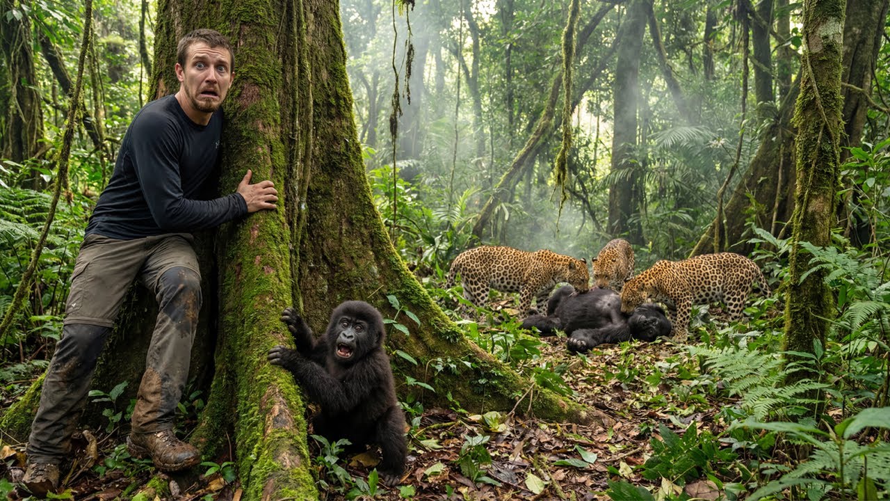 Baby Gorilla Crying for Help, You Won't Believe What Happened Next