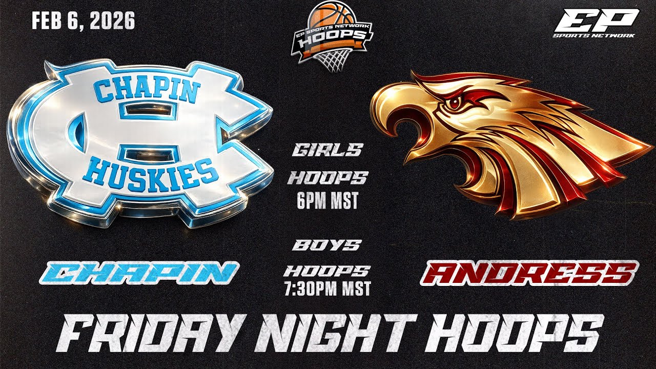 LIVE EPSN Friday Night Hoops 🏀⛹️‍♂️ CHAPIN HUSKIES VS ANDRESS GOLDEN EAGLES  VARSITY BOYS