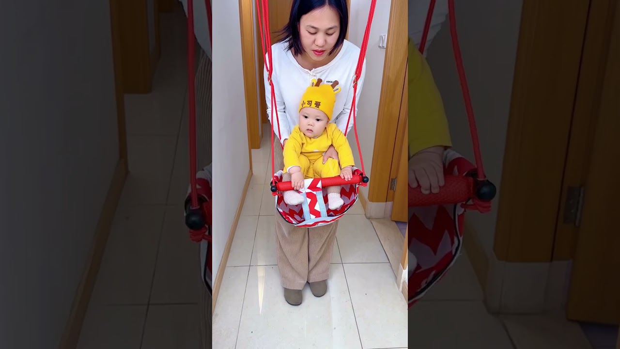 Home appliance new viral #Gadgets He is so happy. #Children's Swing  Swing #Shorts #Trending