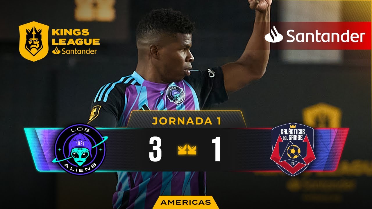 Los Aliens FC de Castro1021 VS Gal&aacute;cticos del Caribe de Los Futbolitos & Alofoke | J1 (3-1)
