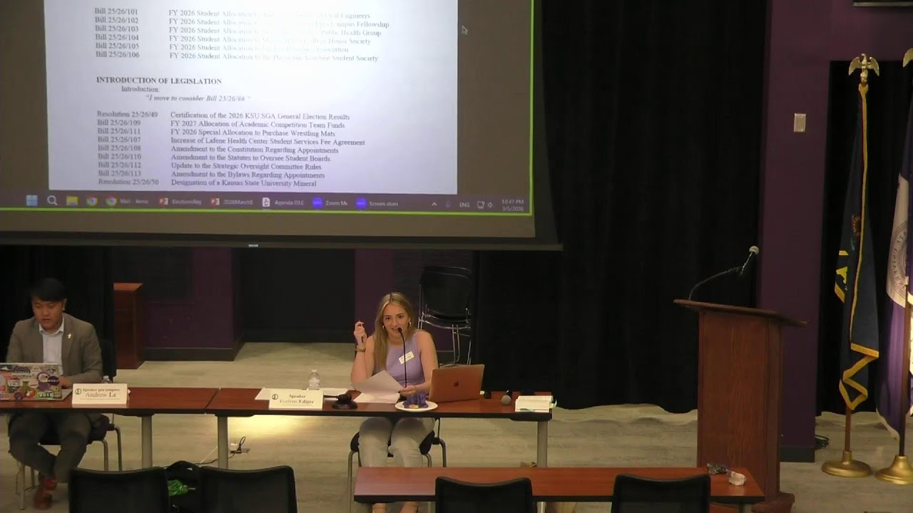 03/05/2026 Student Senate Meeting