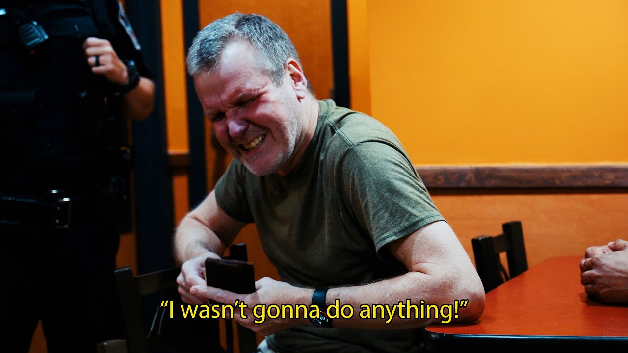 Nervous Laughter Pred has Emotional BREAKDOWN When Cops Show Up