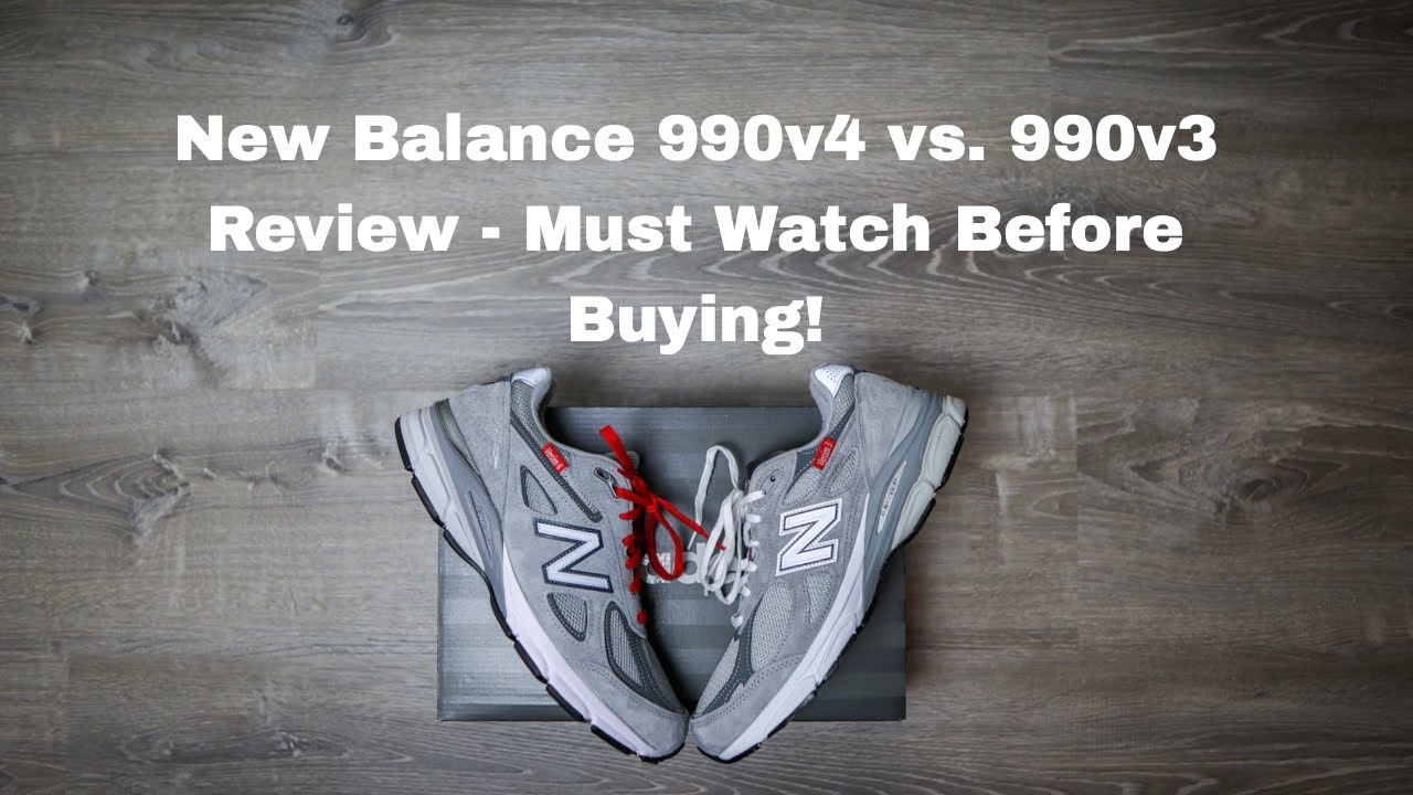 Обзор New Balance 990v4 и 990v3 — обязательно к просмотру перед покупкой!