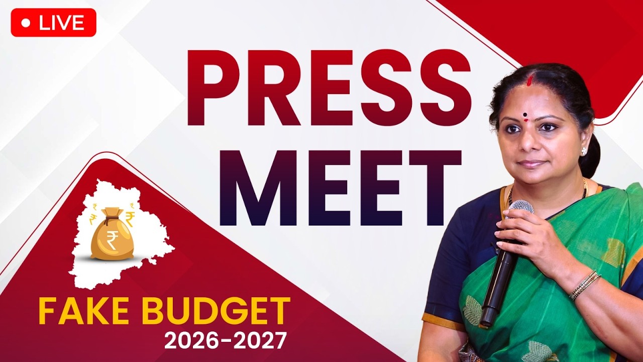 LIVE: Kalvakuntla Kavitha Press Meet on Telangana Budget 2026 | Telangana Jagruthi