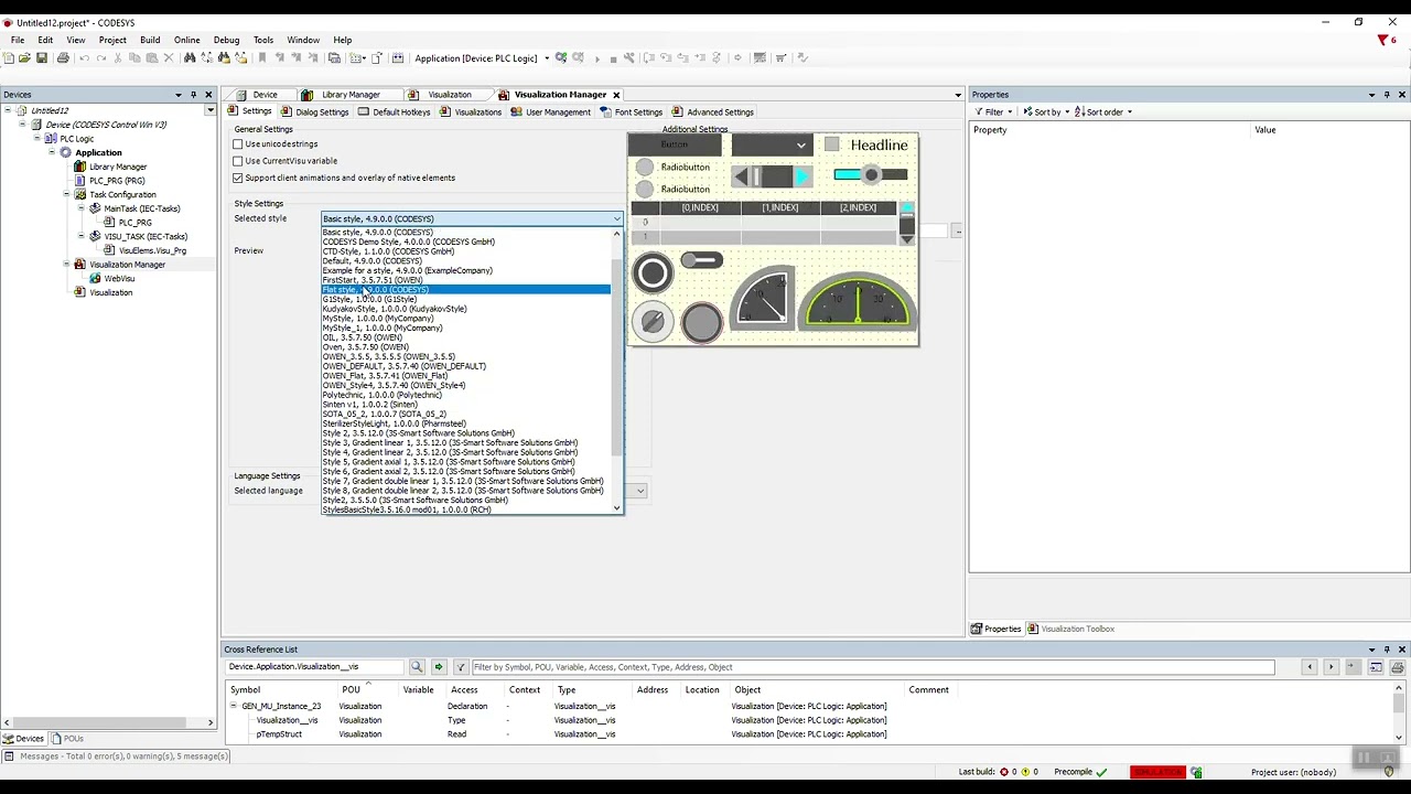 121. CODESYS Visualization 4.9.0.0 - новые возможности