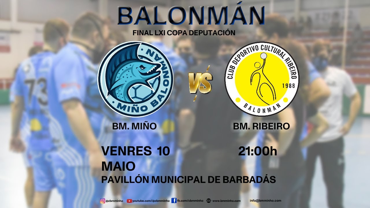 BALONMANO (GALICIA) - FINAL XLI COPA DIPUTACIÓN OURENSE - BM. MIÑO vs. BM. Ribeiro