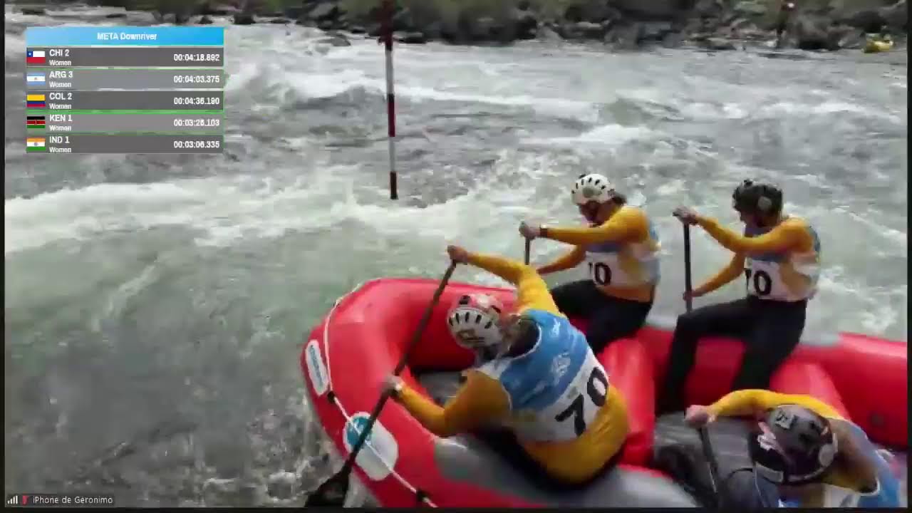 2025 WRF Senior World Rafting Championships 2025 Alumine, Argentina Nov 8th