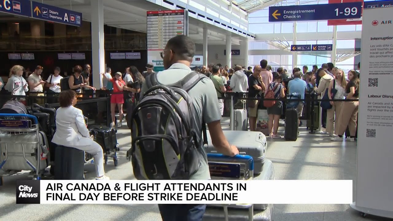 Flight attendant strike looms for Air Canada as deadline approaches