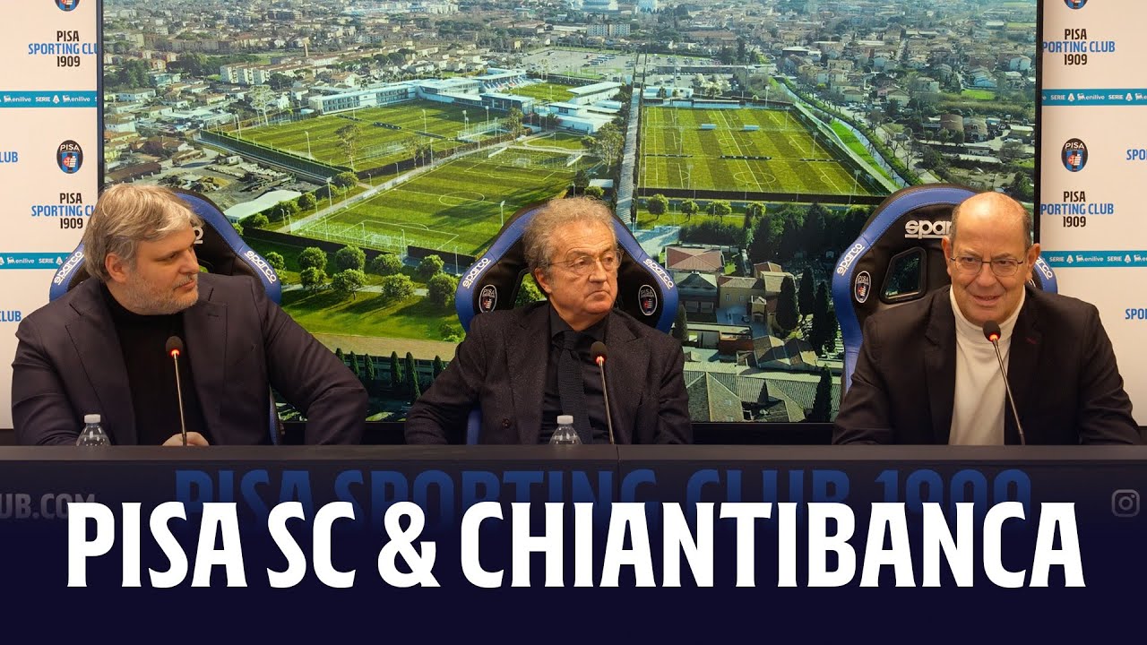 ChiantiBanca partner del Pisa SC nella realizzazione del nuovo centro sportivo 🤝🖤💙