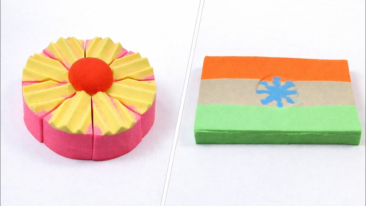 Satisfying crunch Kinetic Sand ASMR | Soft Sand 