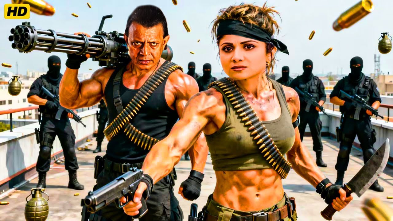 मिथुन मिथुन और शिल्पा शेट्टी की सबसे खतरनाक एक्शन हिंदी फिल्म | Dharmendra & Upendra Bollywood Movie