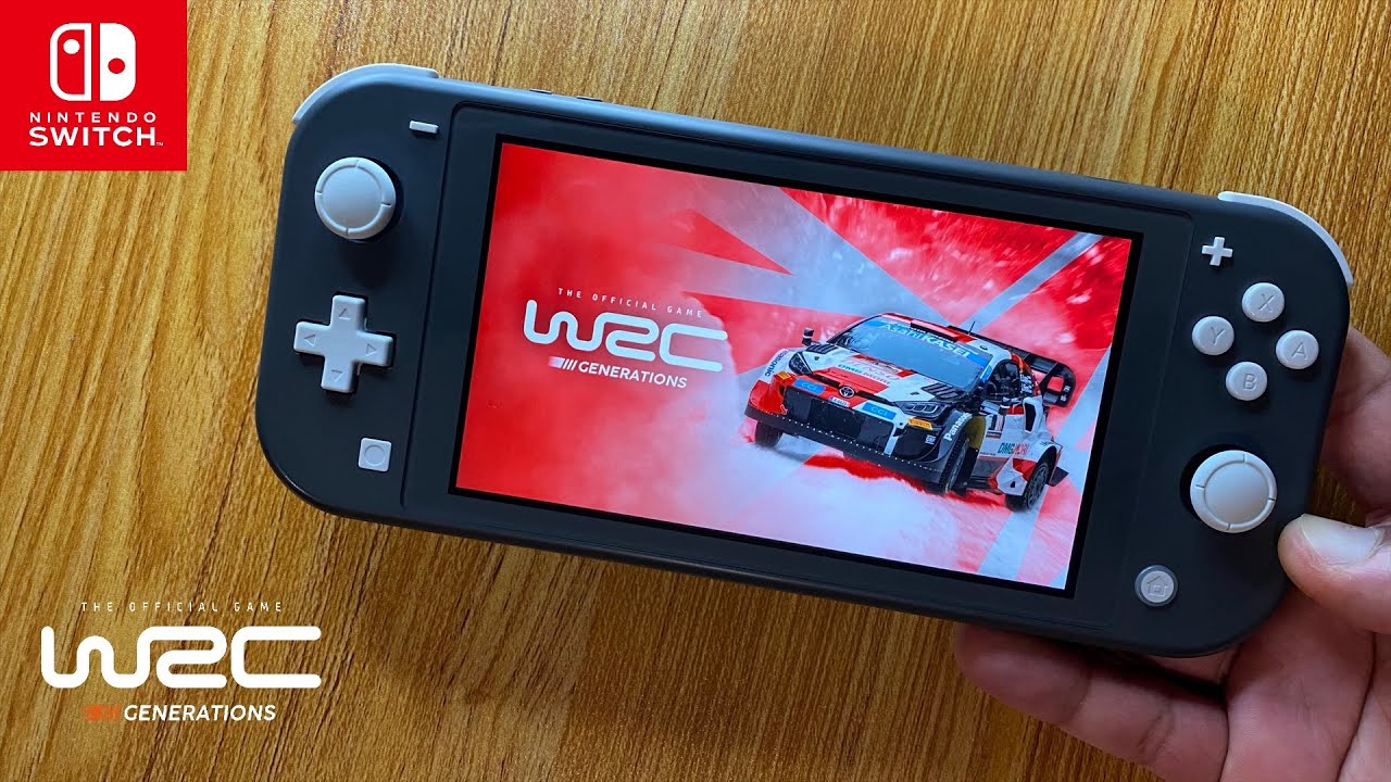 WRC Generations: The FIA WRC Official Game Nintendo Switch Lite Gameplay