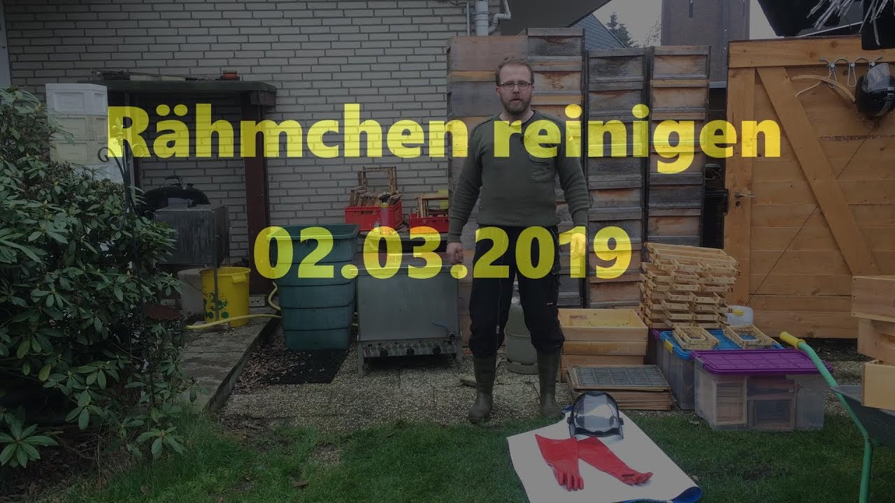 Rähmchen reinigen 02.03.2019