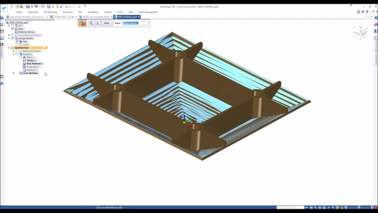 Solid Edge Tips & Trick Creating a Mold