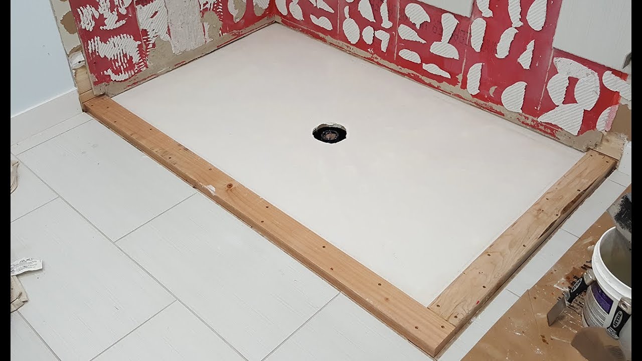 How to Pre Slope Shower Pan with Beadex. Наклон пола в душевой