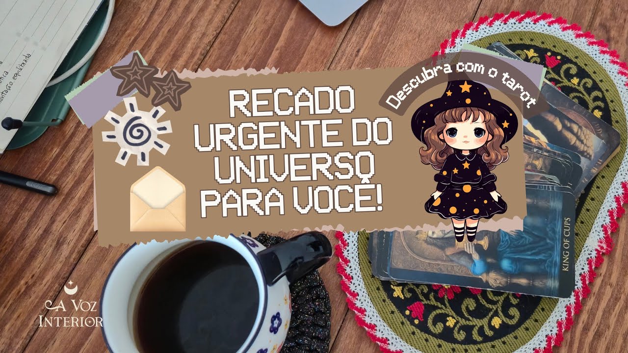 ✨️🕯RECADO URGENTE DO UNIVERSO PARA VOC&Ecirc;! O TAROT REVELA TUDO... #tarot #REVELATAROT