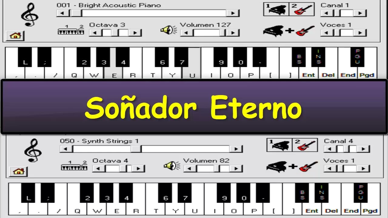 Soñador Eterno - El Plan - Piano Electronico 2.6