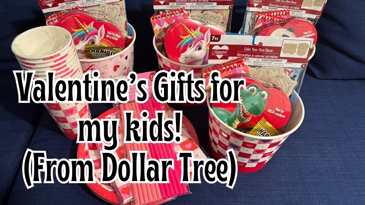 Valentine's Gifts For my Kids (From Dollar Tree)