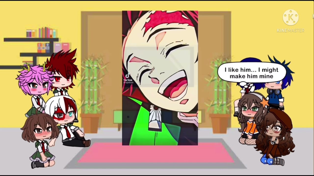 MHA+MLB react to themselves as demon slayer characters 1/?