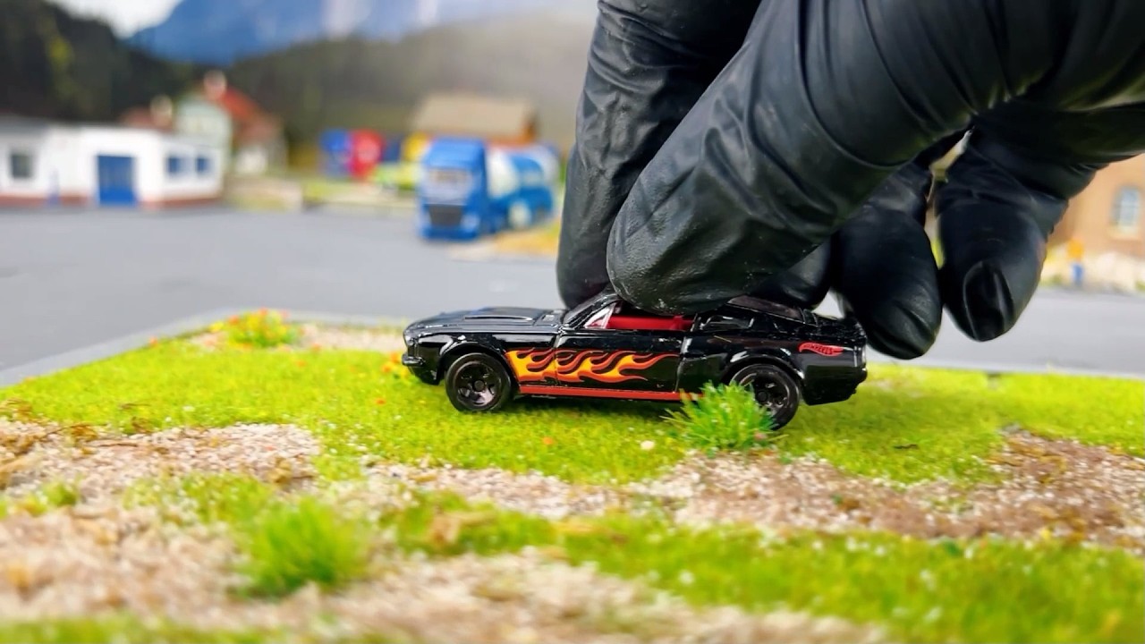 Эпическая литая модель City Drive 1:64 | Выставка-диорама Hot Wheels и Matchbox