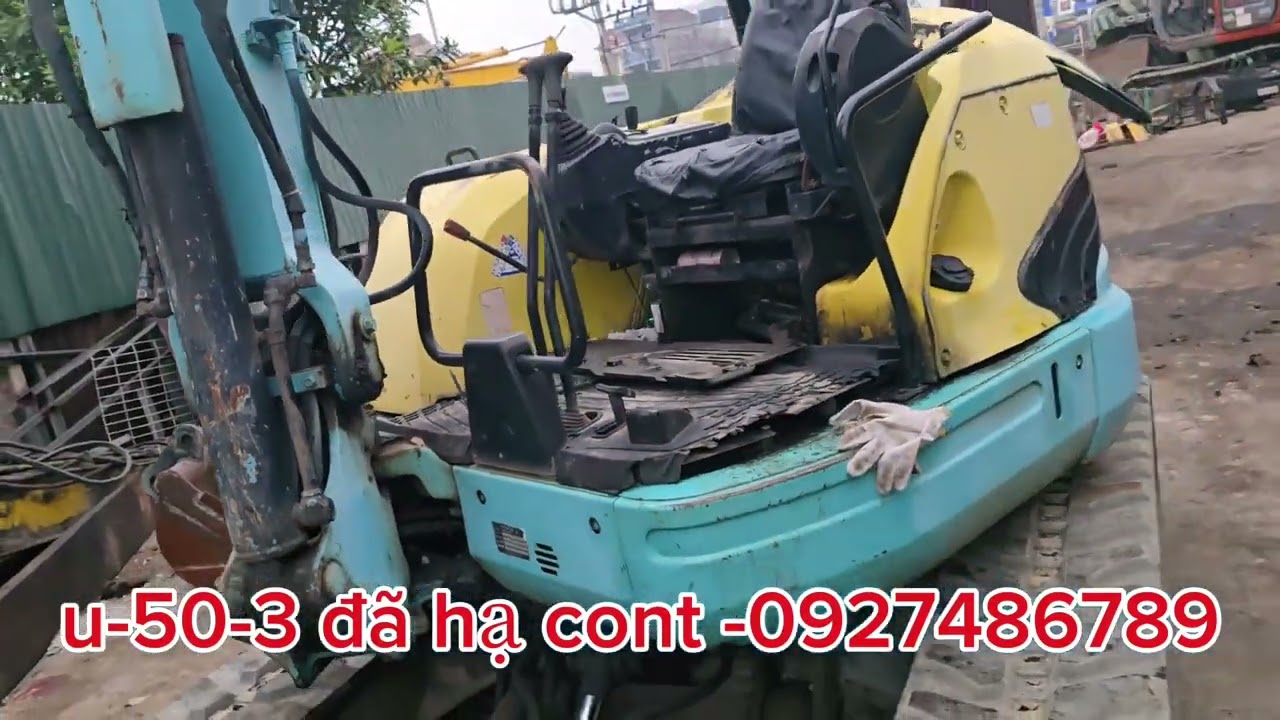 Kubota u-50-3  đường búa nguyên bản vừa hạ cont #mayxuc #excavator 