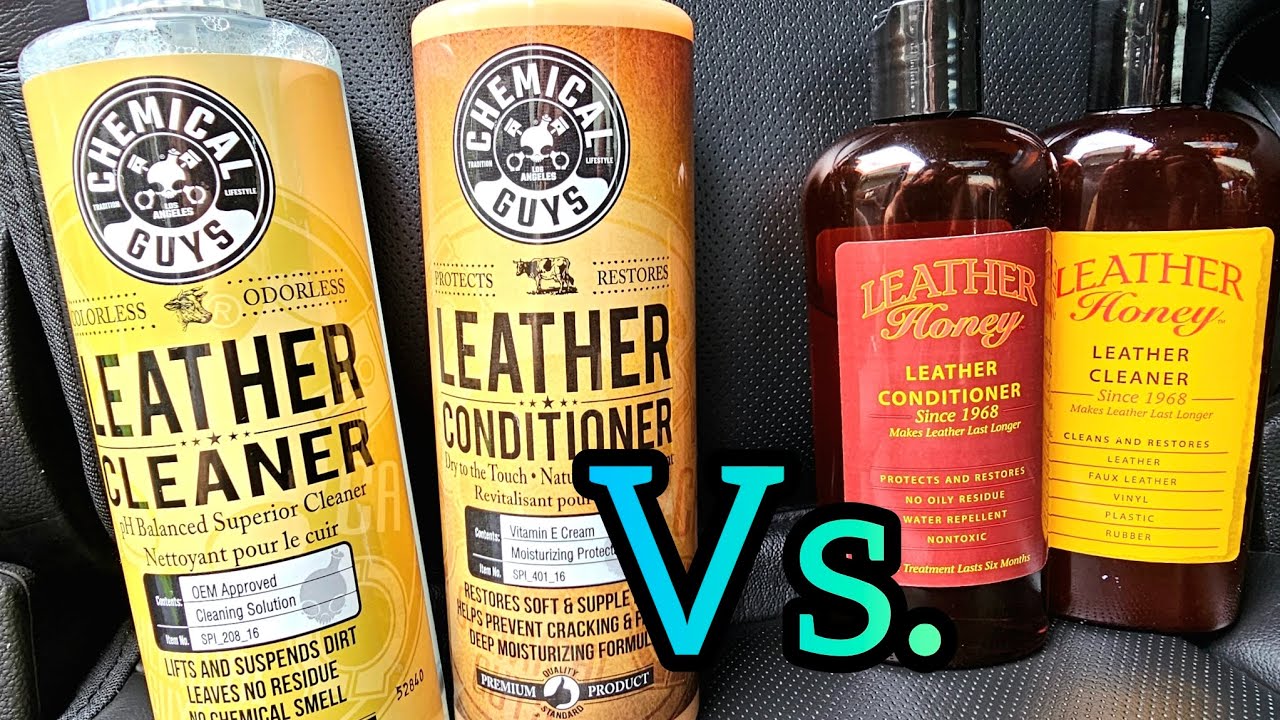 Обзор продукции Chemical Guys против Leather Honey Cleaner и Conditioner