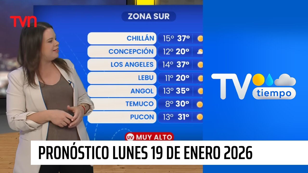 Pronóstico del tiempo: Lunes 19 de enero 2026 | TV Tiempo