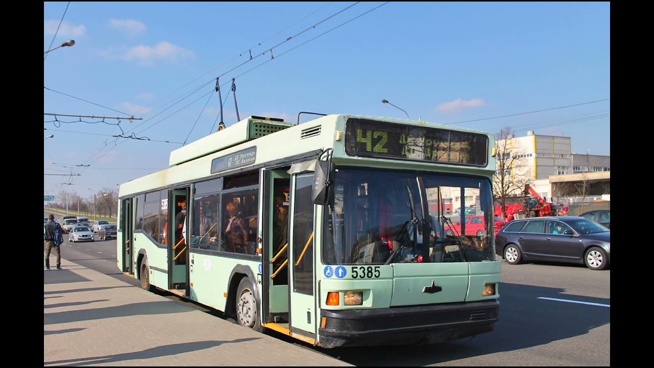 Ушедшие в историю троллейбусы БКМ-221,в Минске