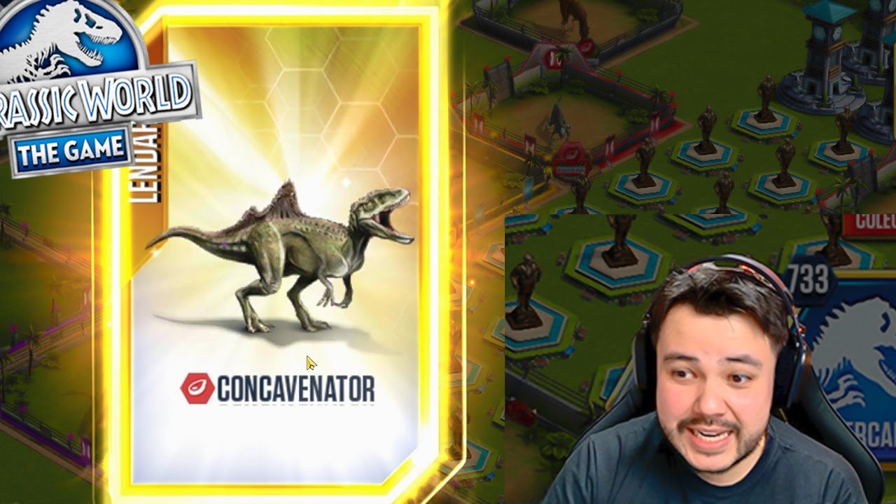 JURASSIC WORLD -  Evolui meu CONCAVENATOR! Ficou TOPZERA!