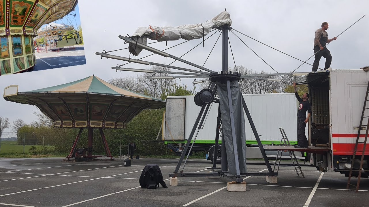 Timelapse opbouw Zweefmolen (Kramer)