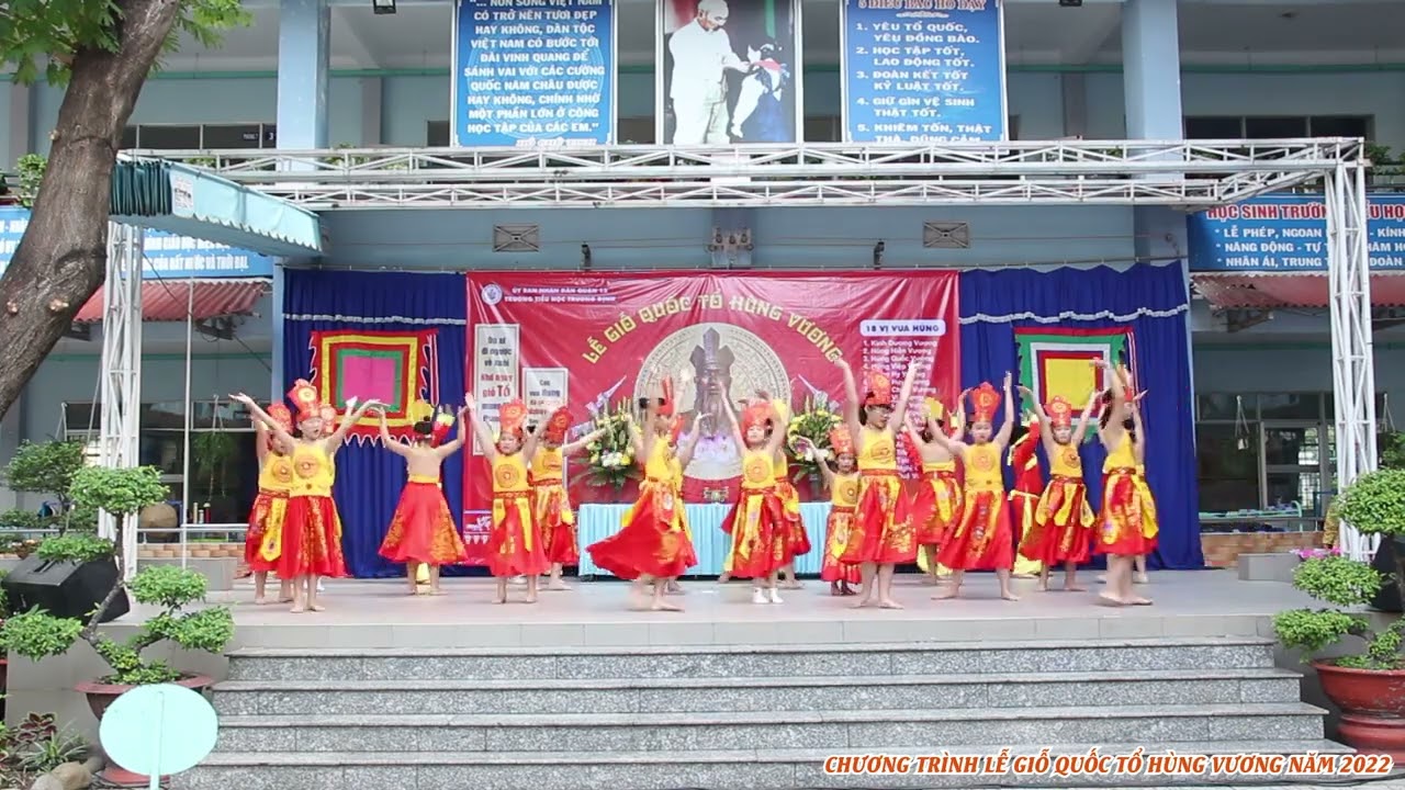 Múa HỒN THIÊNG ĐẤT VIỆT - Lớp 4.1 | CHƯƠNG TRÌNH GIỖ TỔ HÙNG VƯƠNG 2022
