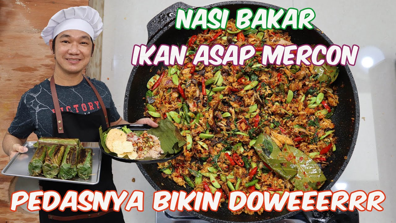 NASI BAKAR IKAN ASAP MERCON.. PEDAS NYA BIKIN DOWEEERRR