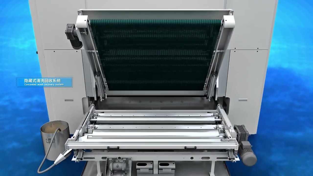 Water based spraying painting machine, show for 3D effect.