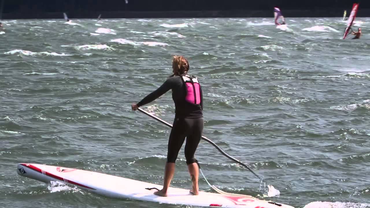 Paddle Boarding Downwinders in the Columbia Gorge