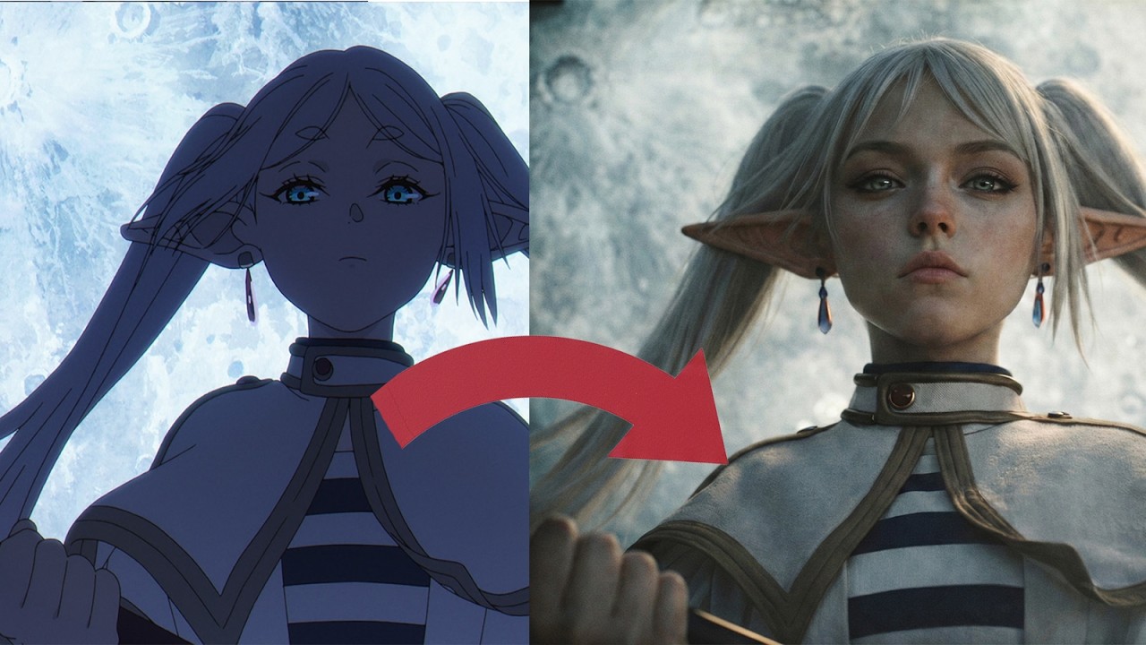 Frieren Characters Come to Life | Sousou no Frieren AI Live Action  #フリーレン