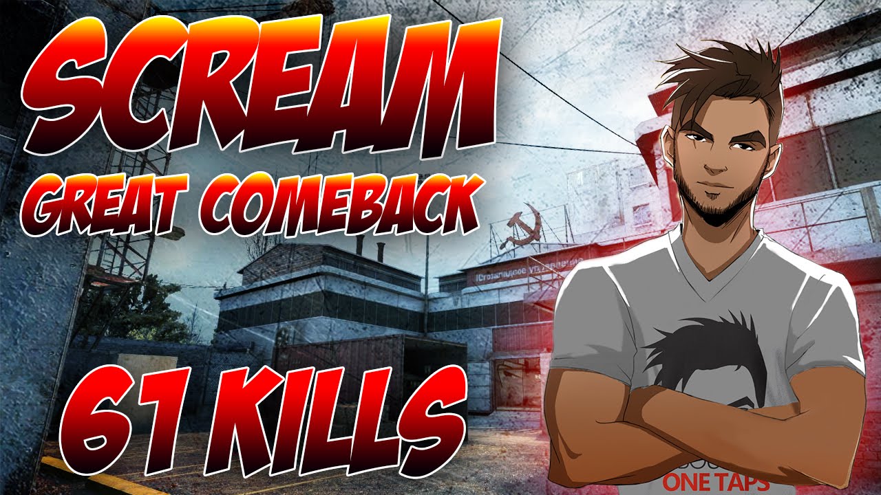 CSGO - ScreaM 61 kills on Cache - Great comeback! (16.08.2016)