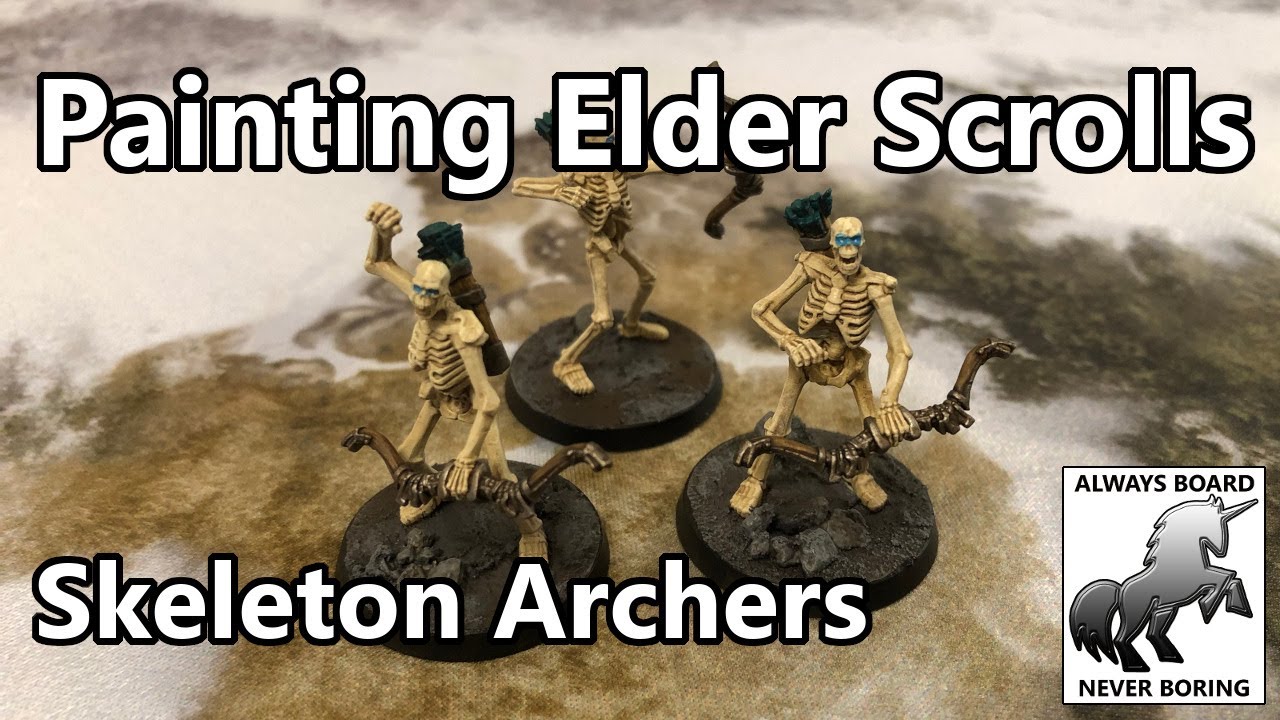 How to Paint Skeleton Archers | Elder Scrolls Call to Arms | Easy Painting Guide