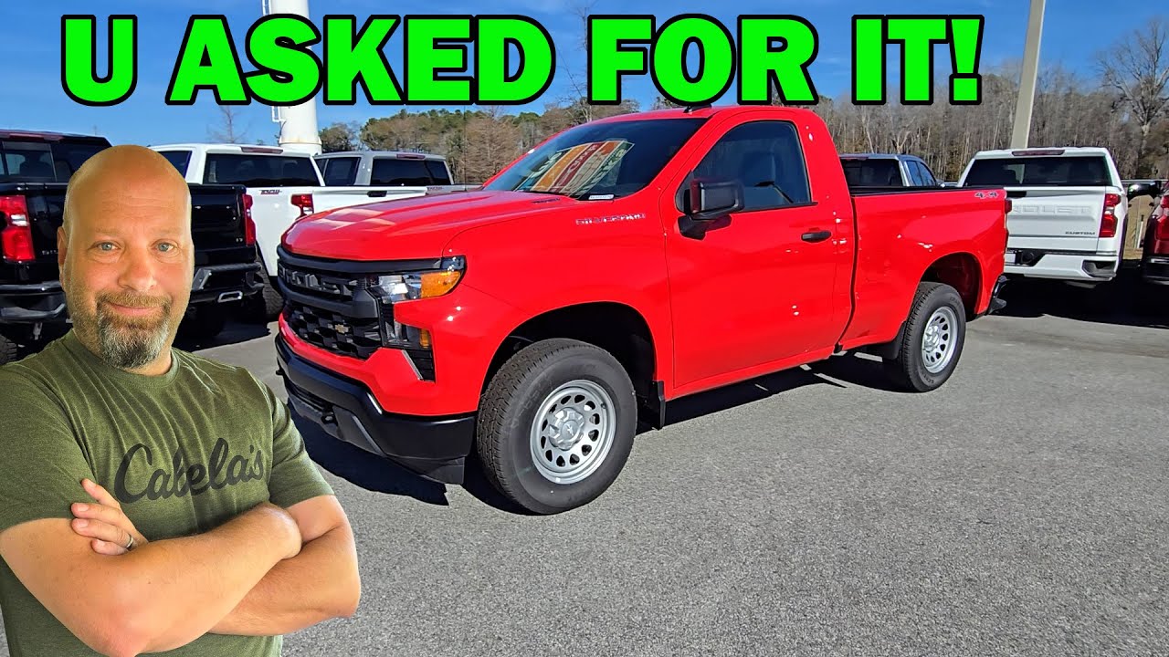 2025 Chevy Silverado REGULAR CAB, Standard Bed, 4X4: Simple Perfection