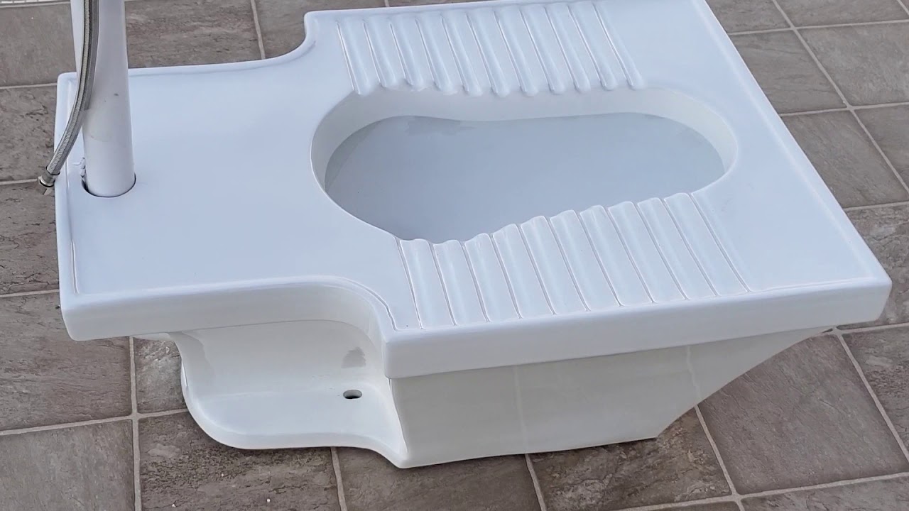 Squat Toilet USA standard, Version 2 - Available now in USA (see link in description below)