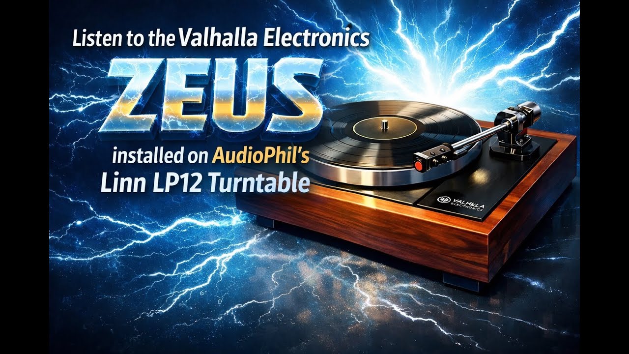 Real world demo of the Valhalla Electronics Zeus power supply upgrade for the Linn LP12 Turntable