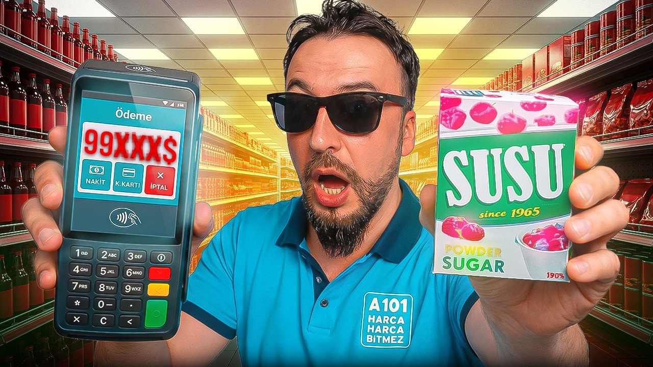 MARKETTE YAŞADIĞIM ABSÜRT OLAYLAR.. (Gerçek Anı) Supermarket Simulator