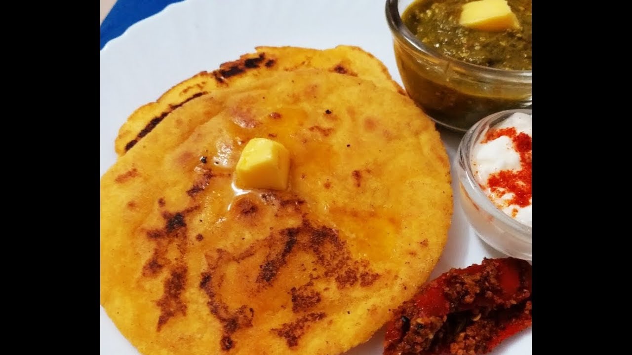 Makke ki roti by cooking with girija/How to make makke ki roti