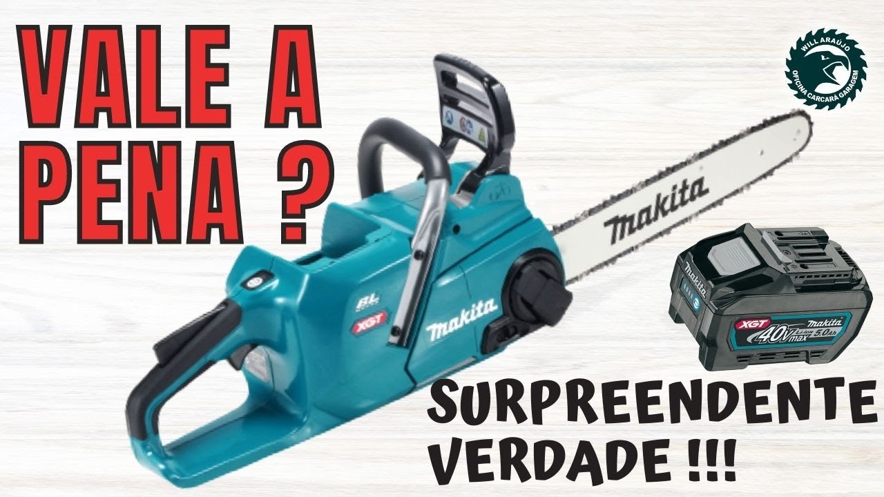 COMO REAPROVEITAR MADEIRA DE PODA COM A MOTOSSERRA A BATERIA 40V MAKITA UC016G XGT. Segredos de uso.
