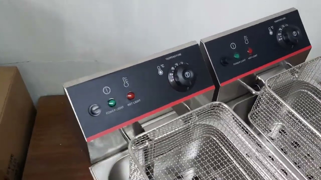 Фритюрница 6+6 литров HEF-6L 2