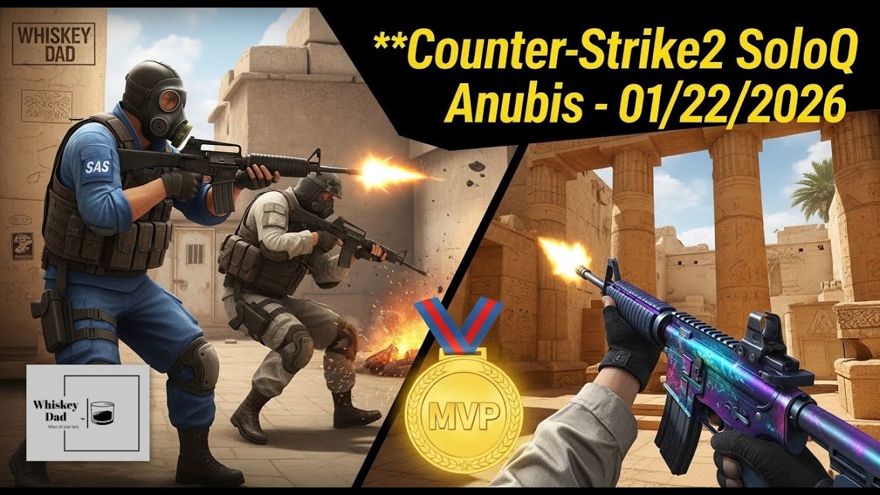 Counter-Strike2 SoloQ Anubis - 01/22/2026